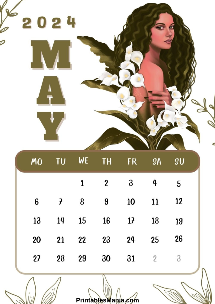 spring may calendar