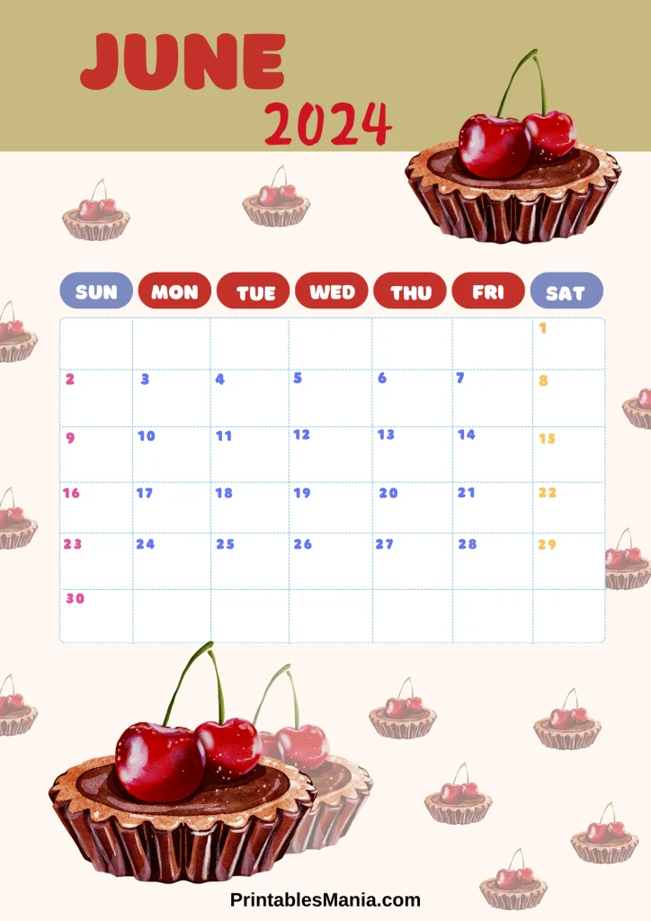 June 2024 Calendar with Holidays