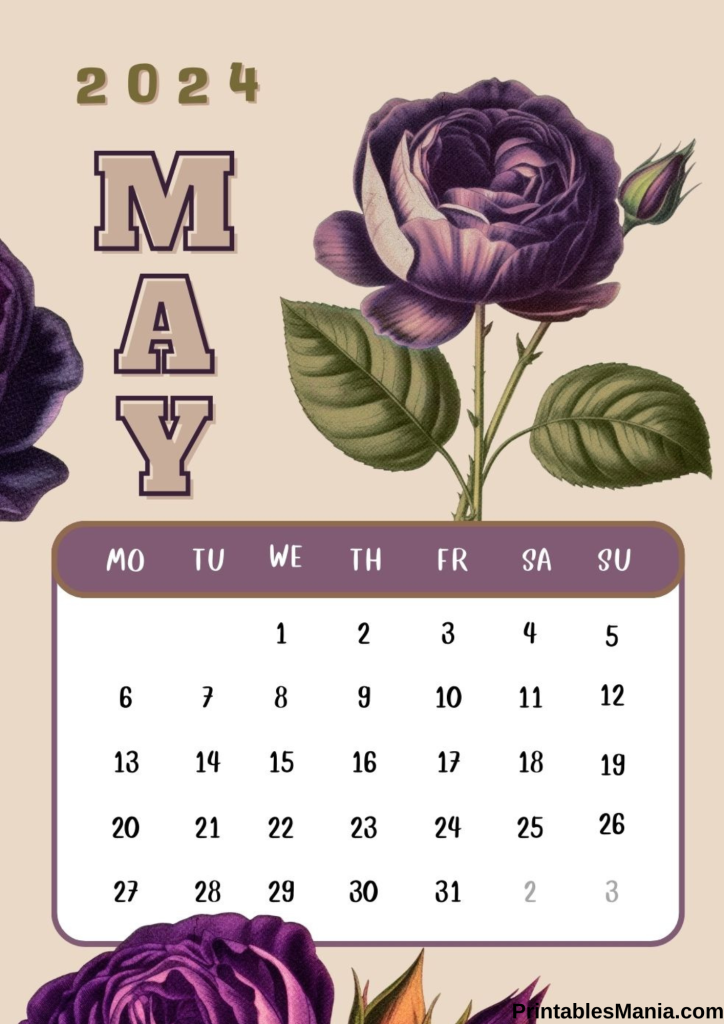 beautiful may 2024 calendar