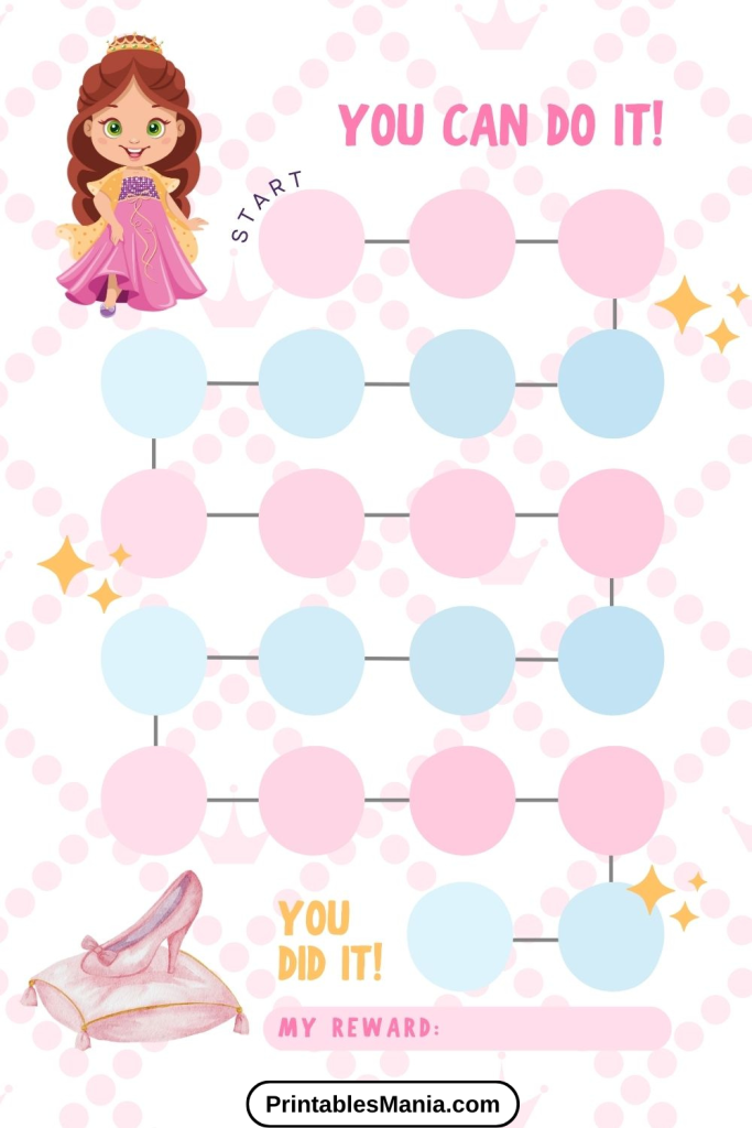 princess reward chart