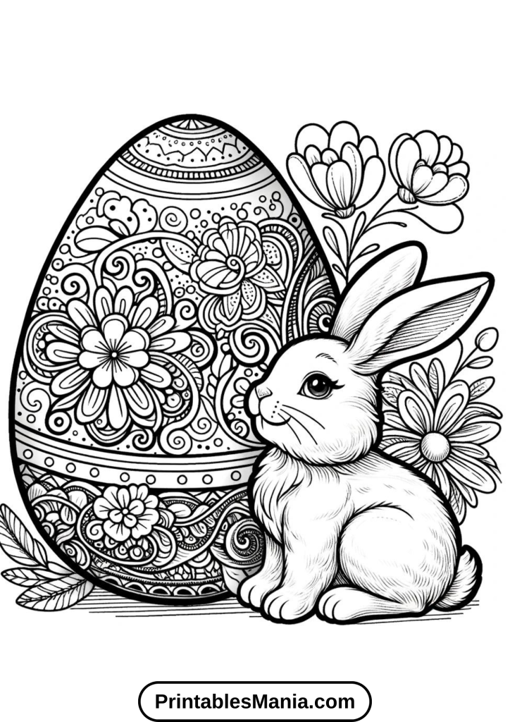 Bunny Rabbit Coloring