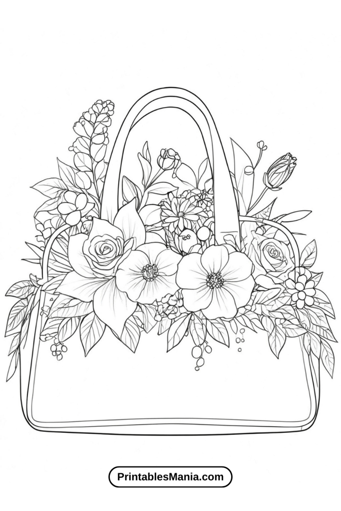 Wildflower Coloring Pages