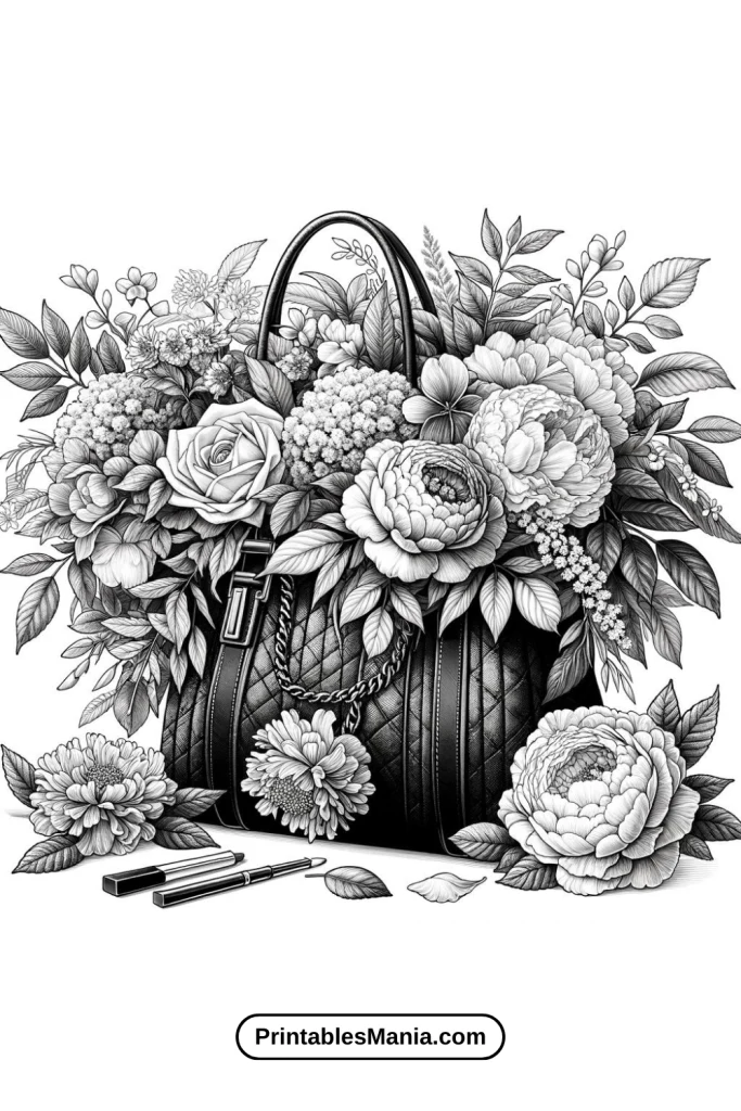 Printable Floral Coloring Sheets