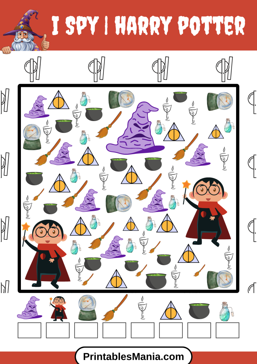 Harry Potter I Spy Game: Free Printable PDF Printables Mania