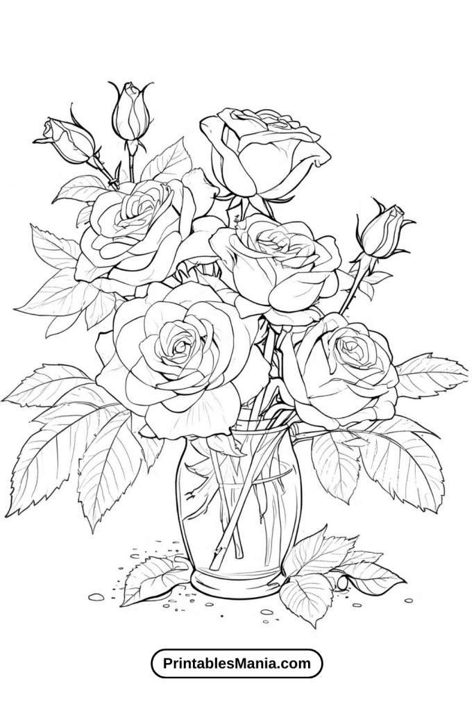 Hydrangea Coloring Pages