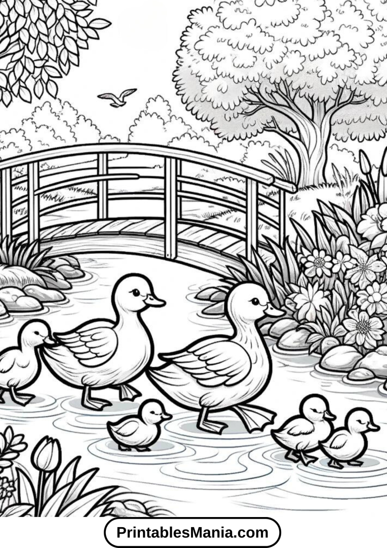 Cute Animal Coloring Pages PDF - Printables Mania