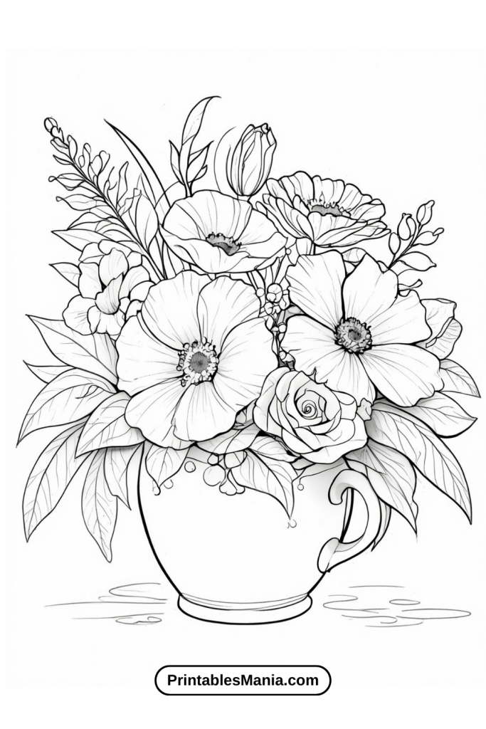 Spring Coloring Book Pages