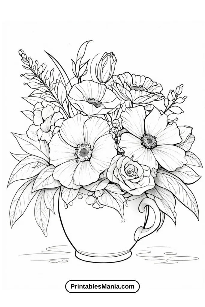 Spring Coloring Book Pages