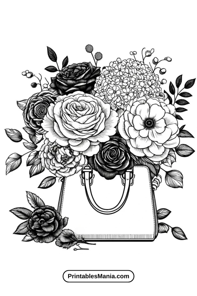 Garden Themed Coloring Pages