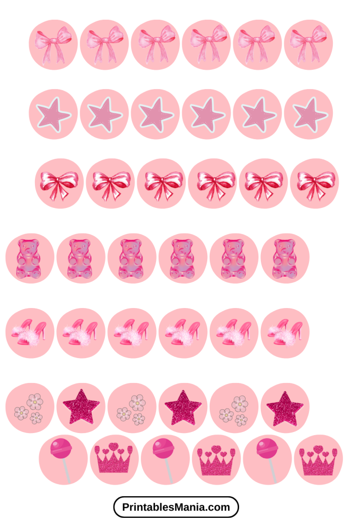 pink reward chart printable