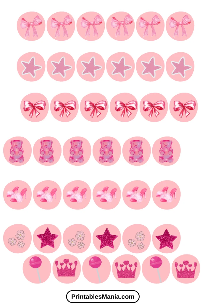 pink reward chart printable