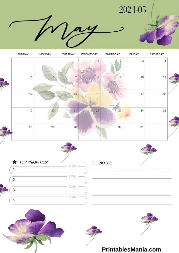 May 2024 calendar