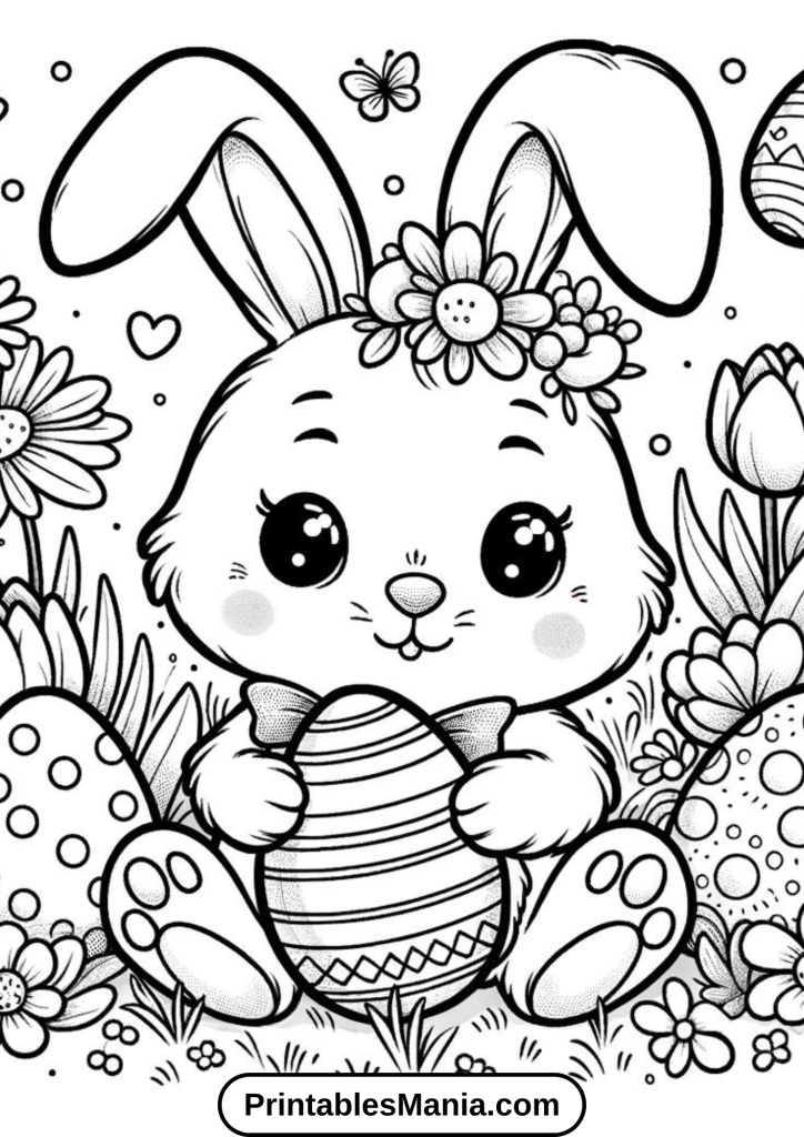 Free Easter Bunny Coloring Pages