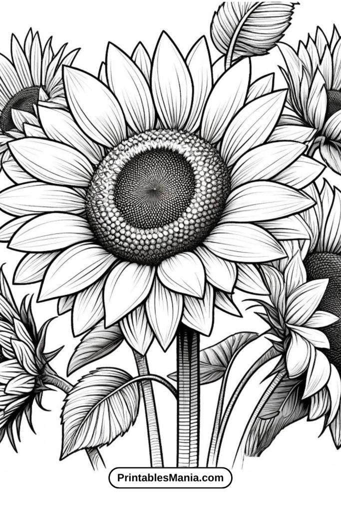 Stress-relieving Floral Coloring