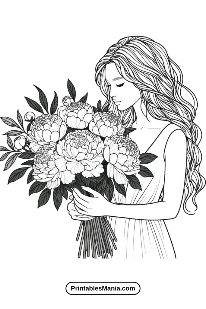 Flower Garden Coloring Printables