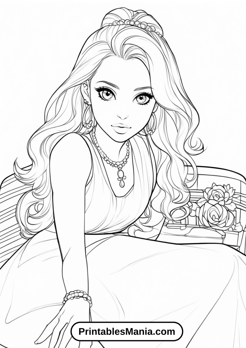 56 Barbie Coloring Pages for Endless Fun - Printables Mania