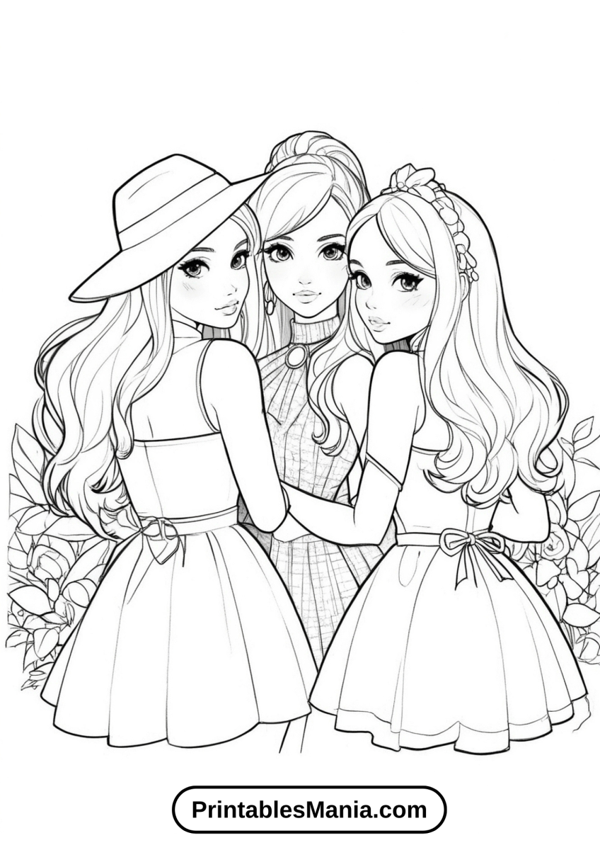 56 Barbie Coloring Pages for Endless Fun - Printables Mania