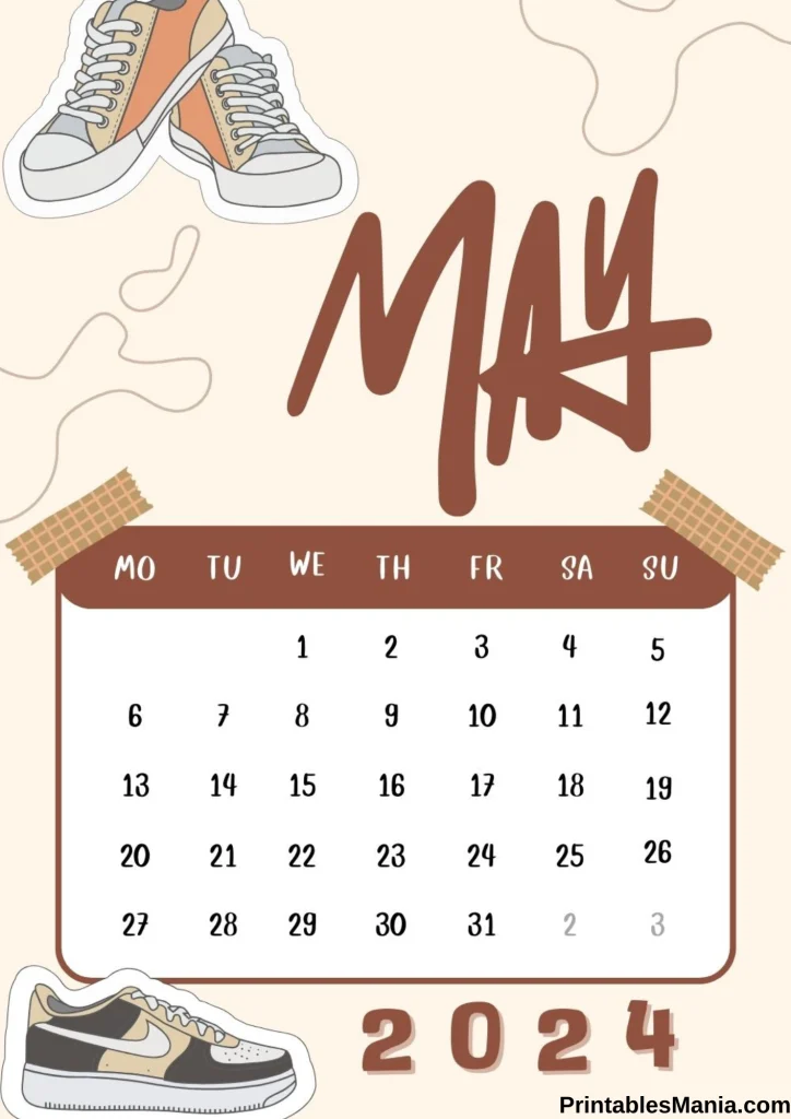 2024 May free calendar