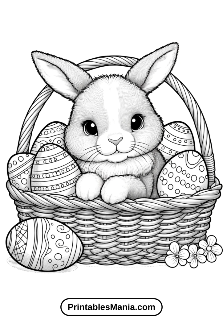 Bunny Coloring Printables