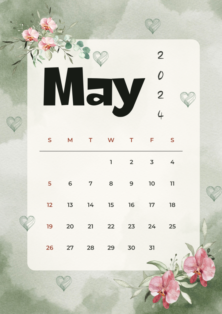 May's Inspiring Insights: 2024 Calendar Wisdom