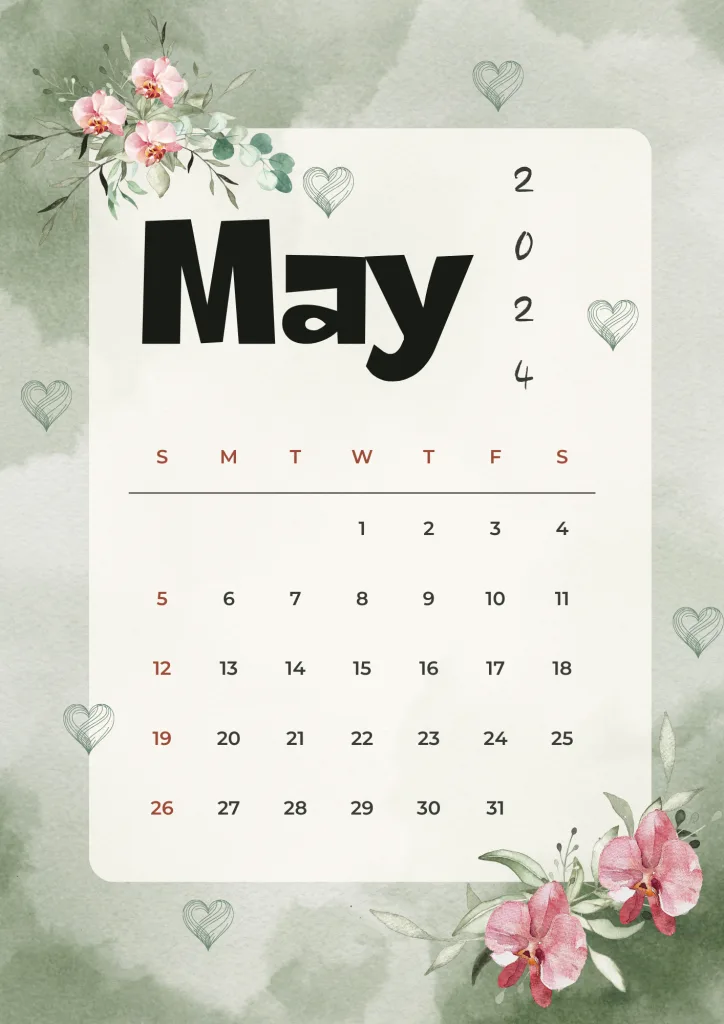 May's Inspiring Insights: 2024 Calendar Wisdom