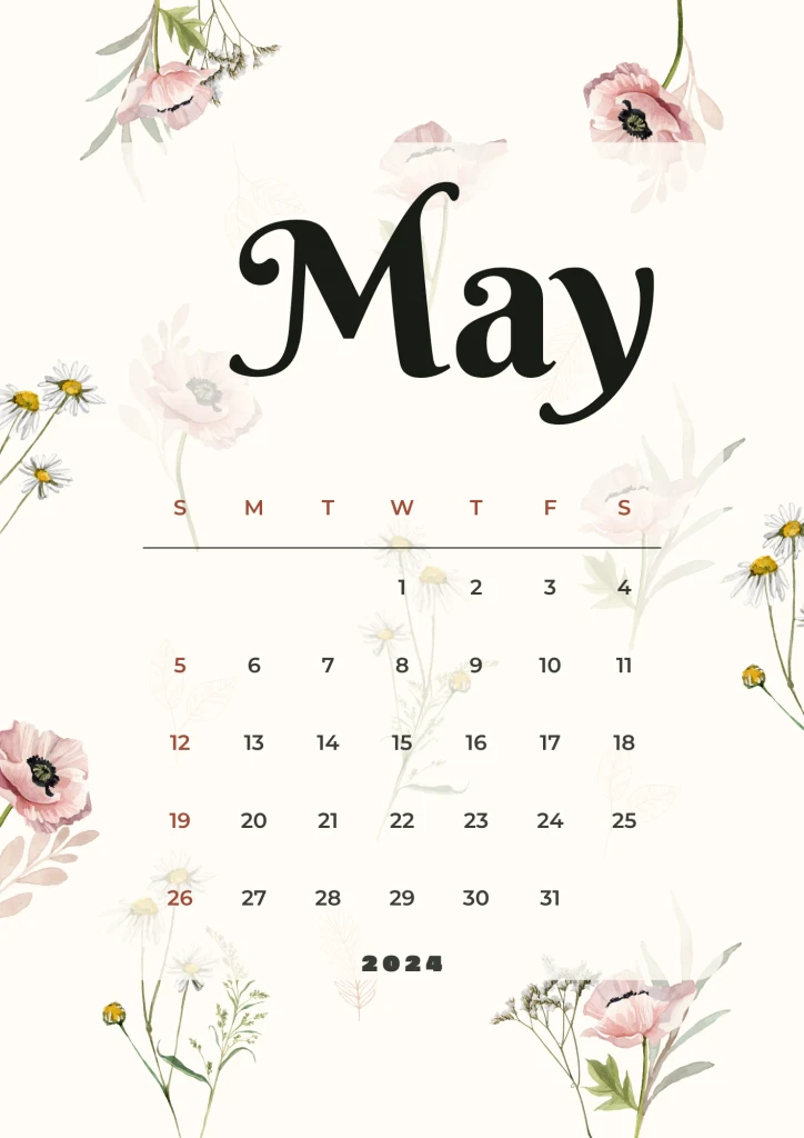 Maytime's Lush Landscapes: 2024 Calendar Views