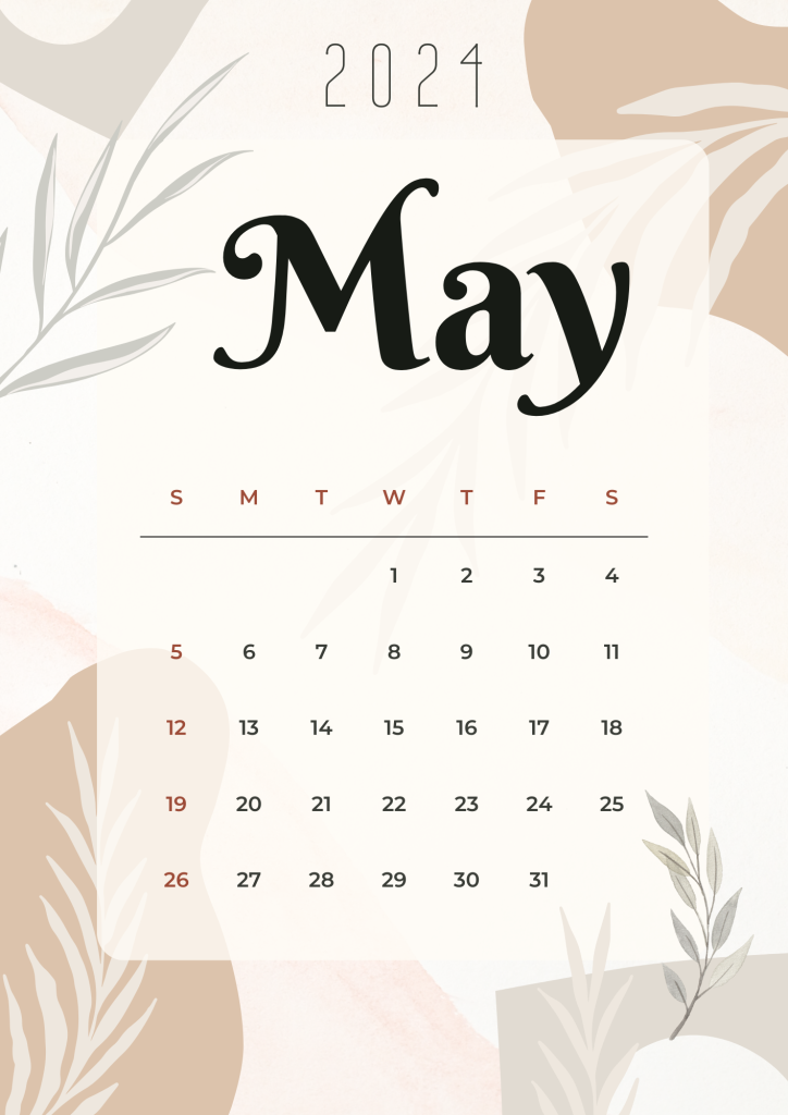 May's Renewal & Rejuvenation: 2024 Calendar Refresh