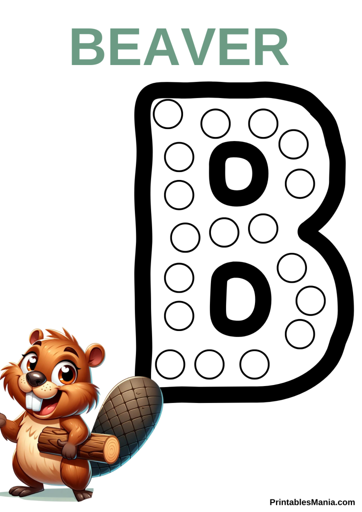 Do A Dot Letter B Printable