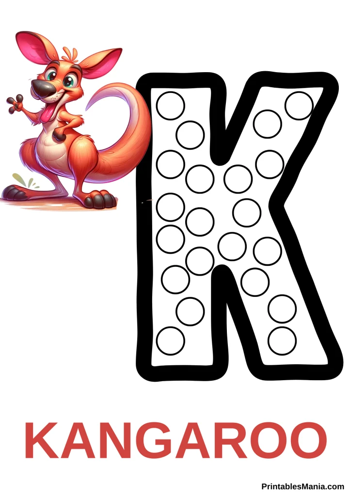 Do A Dot Letter K Printable