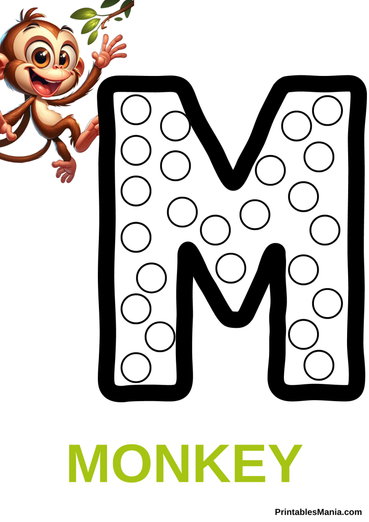 Do A Dot Letter M Printable