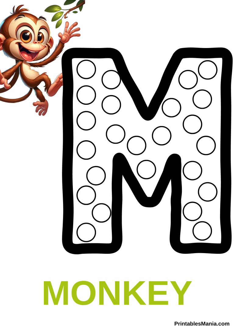 Do A Dot Letter Printables - Printables Mania