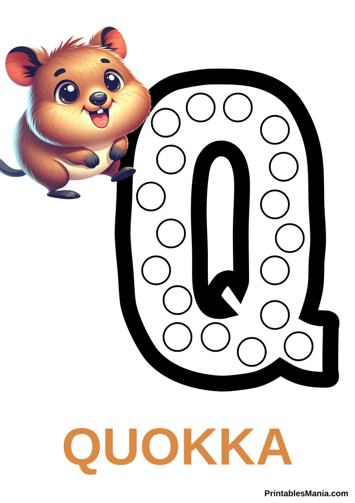 Do A Dot Letter Q Printable