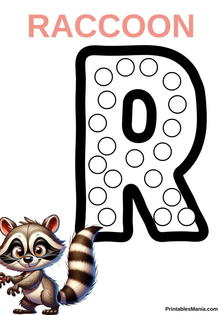 Do A Dot Letter R Printable