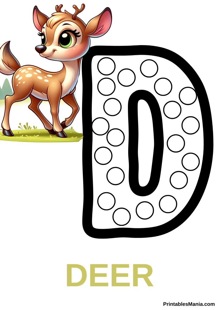 Do A Dot Letter D Printable