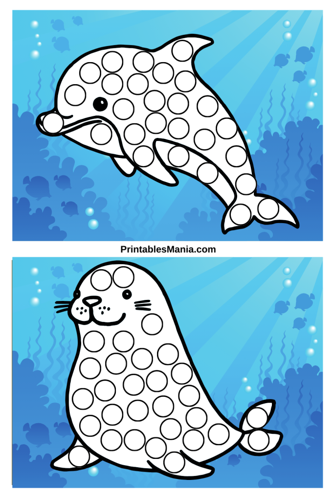 Ocean animal worksheets