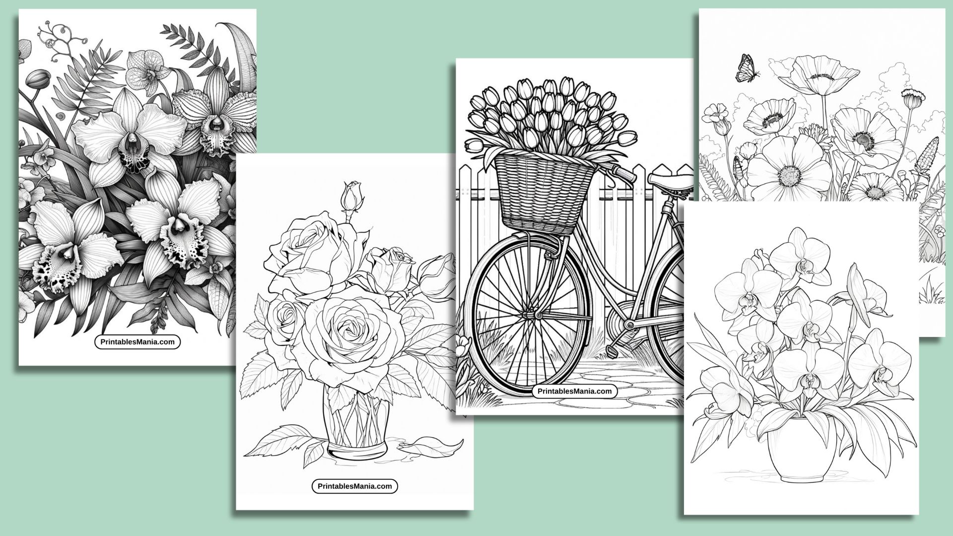 Flowers Coloring Pages Printable