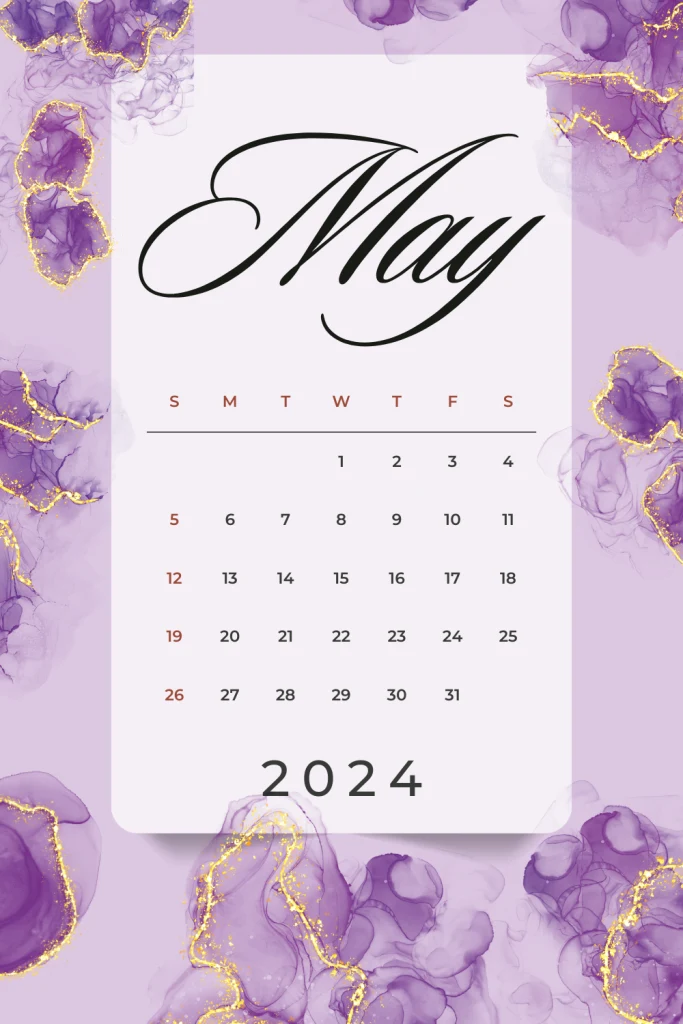 Maytime Musings: 2024 Calendar Thoughts