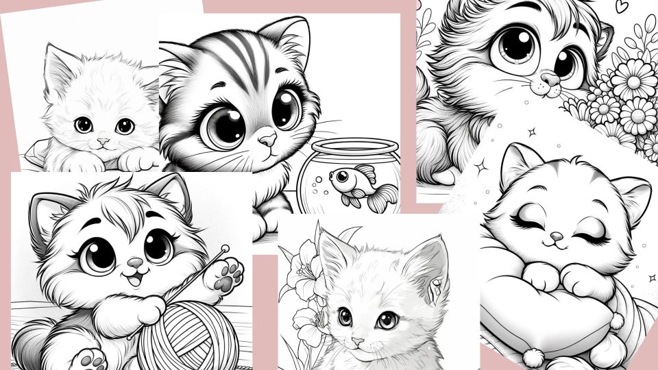 60 Free Kitten Coloring Pages Printable - Printables Mania