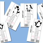 Multiplication Bookmarks Printable