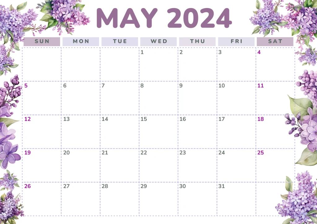 May 2024 calendar