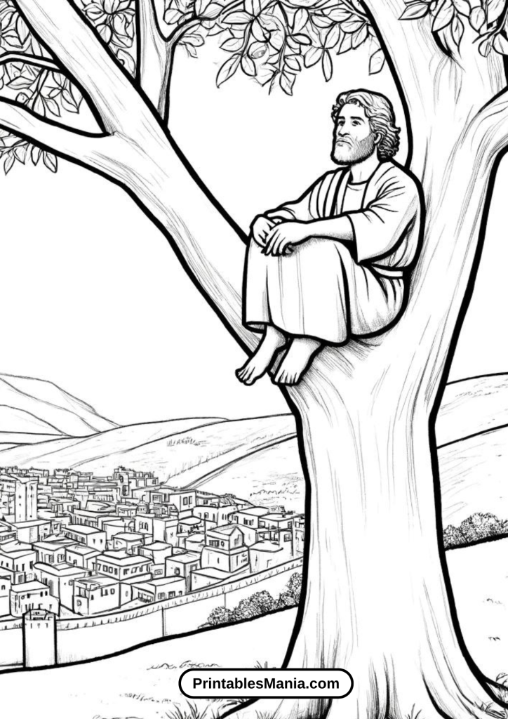 Free Downloadable Zacchaeus Bible Story