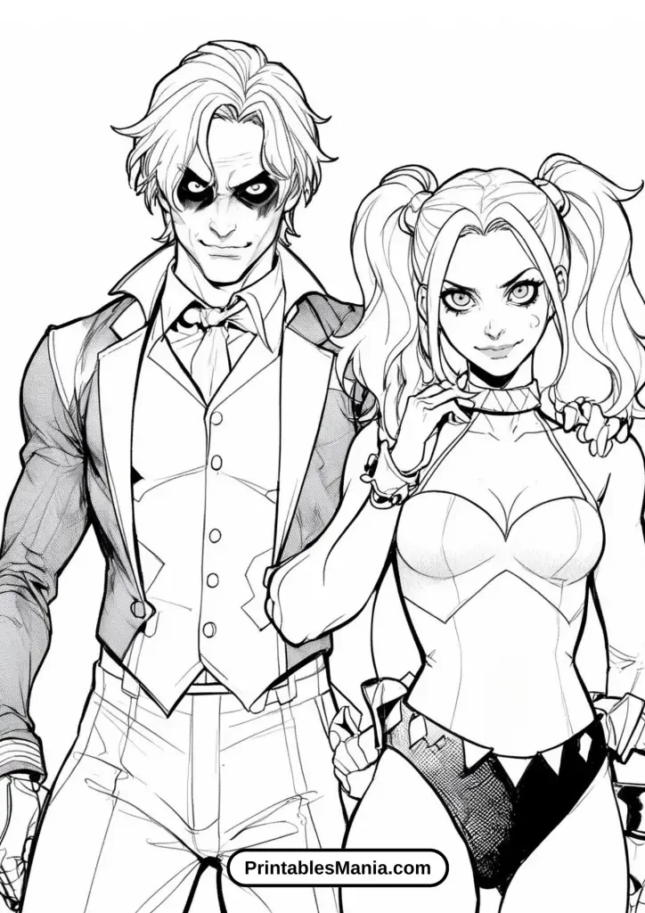 Harley Quinn and Joker on a Thrilling Adventure