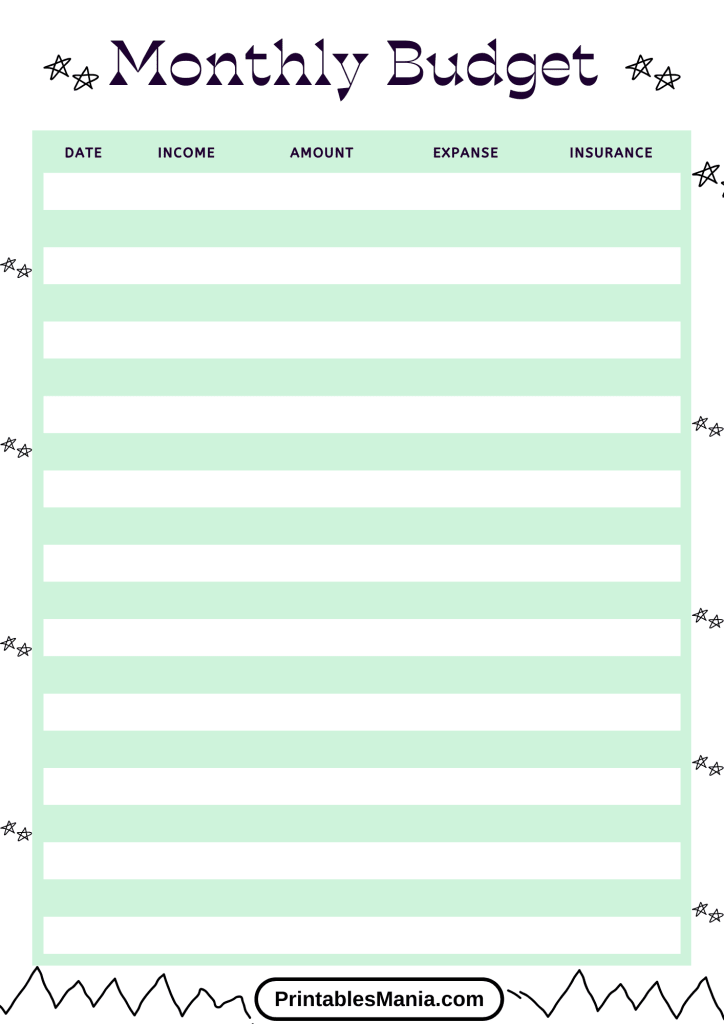 Minimalist Budget Planner 