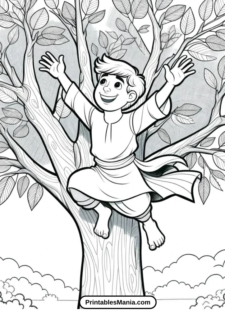 Zacchaeus Climbs for a Better View 