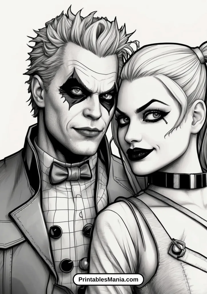 Mystery-filled Harley Quinn and Joker Night Adventure