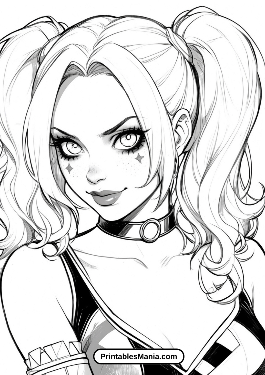 Harley Quinn Printables Coloring Pages For Adults - Printables Mania