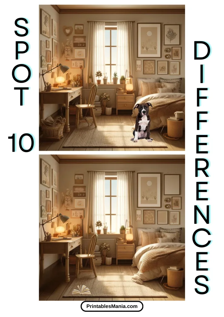 Advanced Spot The Difference Puzzles For Adults