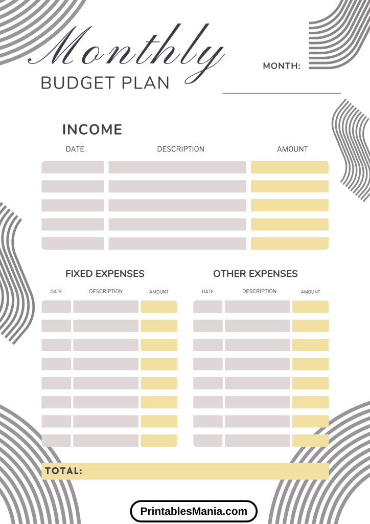 Monthly Budget Planner with a Focus on Sustainable Living Expenses