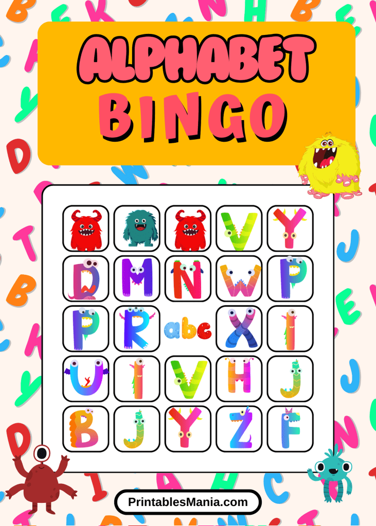 Printable Alphabet Bingo Sheets Ready for Download