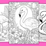 Flamingo Printable Coloring Pages